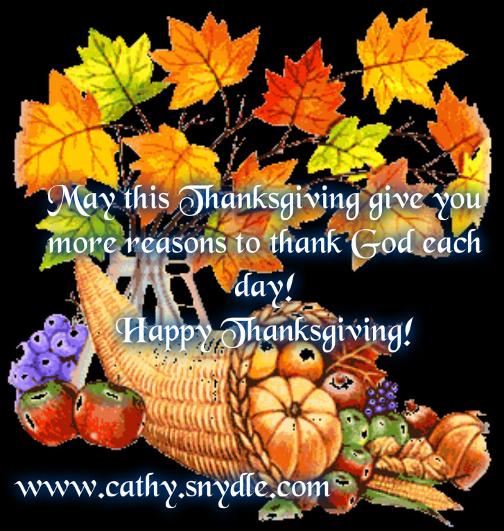 Happy Thanksgiving Quotes, Wishes and Thanksgiving Messages - Cathy