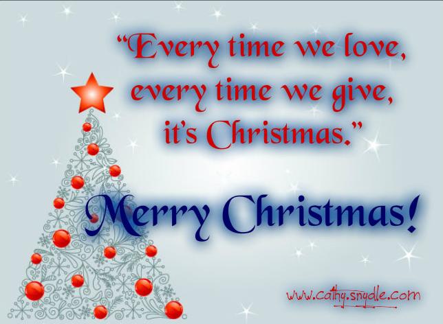 Cute Christmas Quotes  Cathy