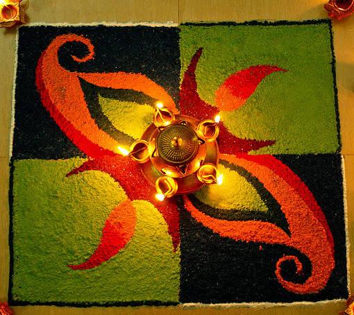 simple rangoli designs for diwali