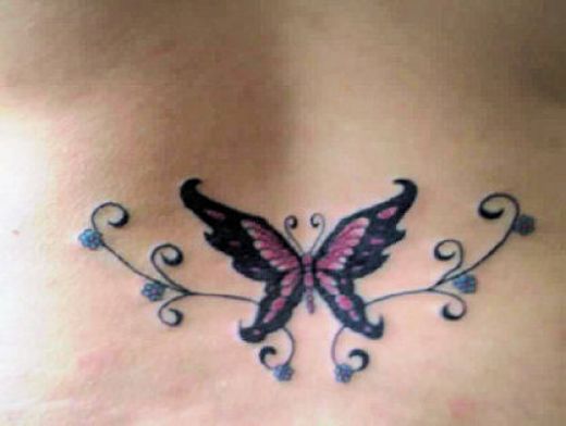 Butterfly-Tattoo-Lower-Back