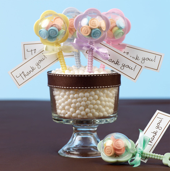 baby shower favor rattle