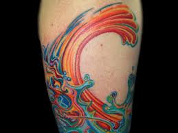 wave tattoo design