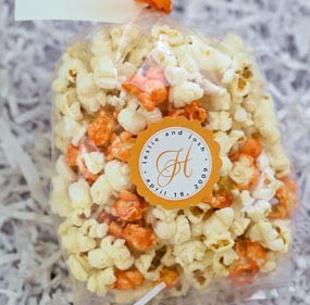 bridal shower favor popcorn