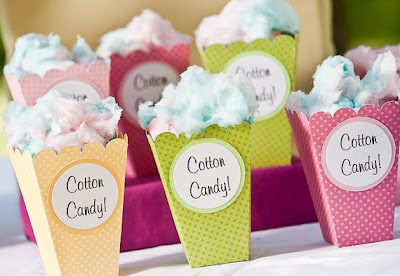 bridal shower favors cotton candy