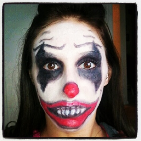 halloween clown makeup - Cathy