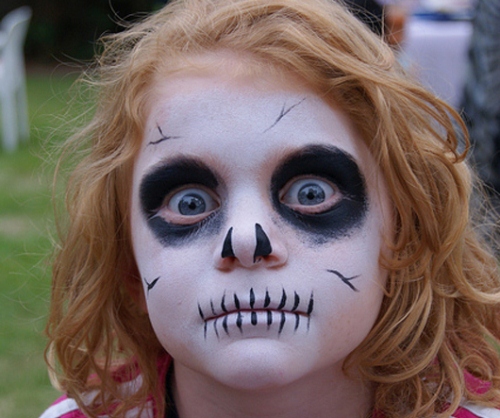 Halloween makeup for children - Cathy