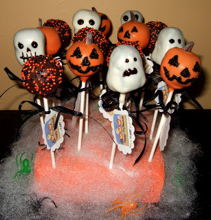 halloween cakepops