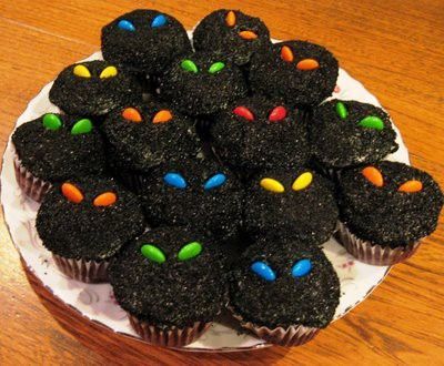 scary halloween cupcakes