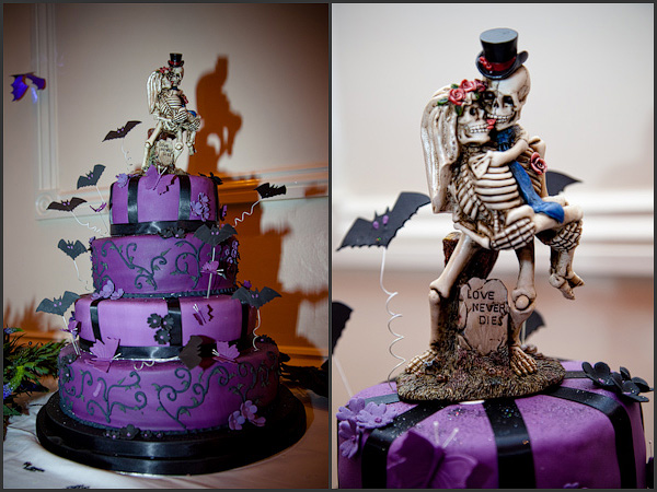 scary halloween-wedding-cake