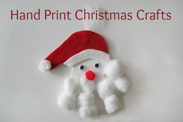 handprint christmas crafts