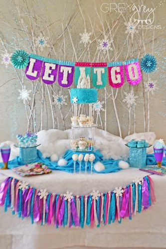 frozen party theme1