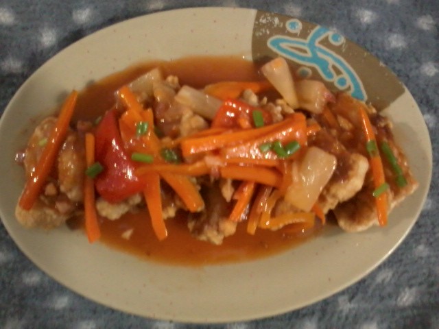 sweet n sour fish fillet