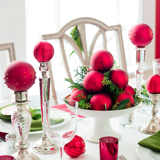 Christmas Party Table Decorations