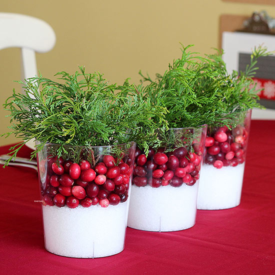 simple christmas table decorations