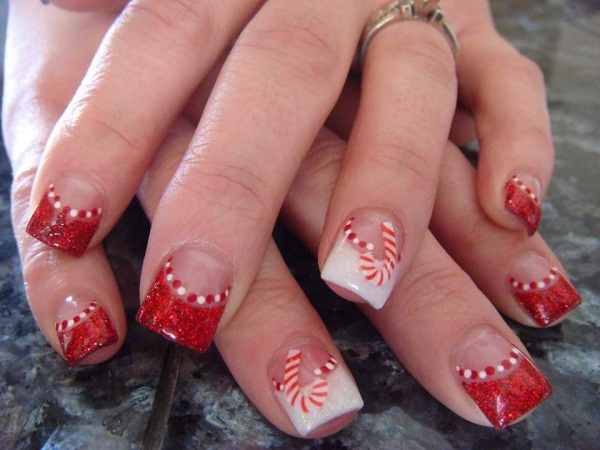 Acrylic Nail Christmas Designs