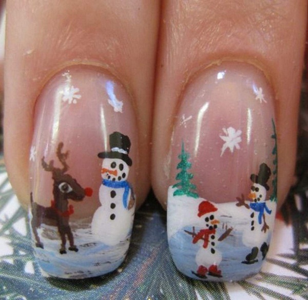 Acrylic Nail Designs for Christmas