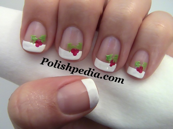 easy christmas nail designs