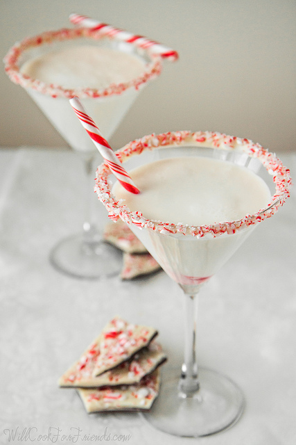 candy cane peppermint schnapps drinks